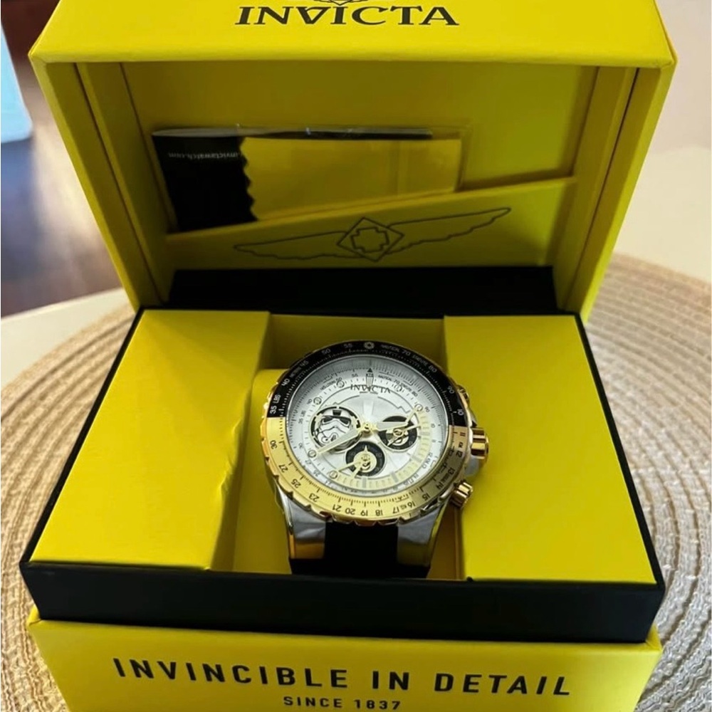 Invicta Star Wars Stormtrooper Men's Watch - 50mm, Black (Brand New)